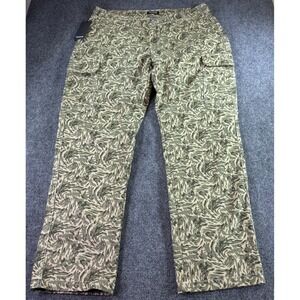 True Religion Cargo Pants Mens 38 Green Abstract Camo Swirl 701122 NWT